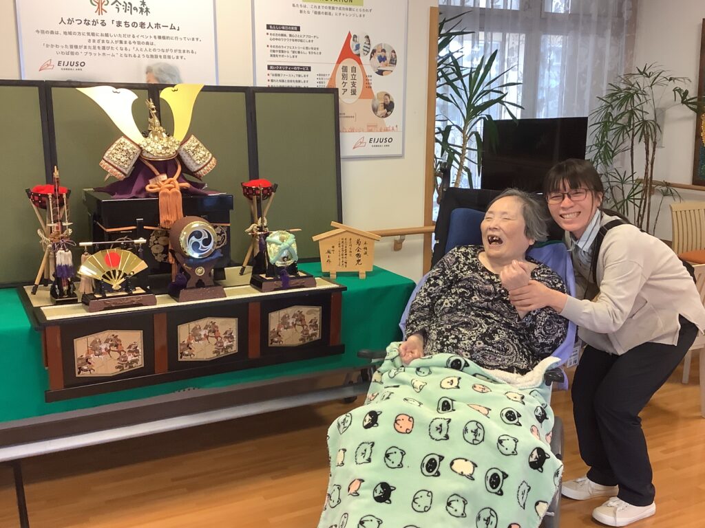 兜を飾りました！